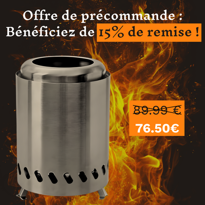 Mini-brasero portable sans fumée